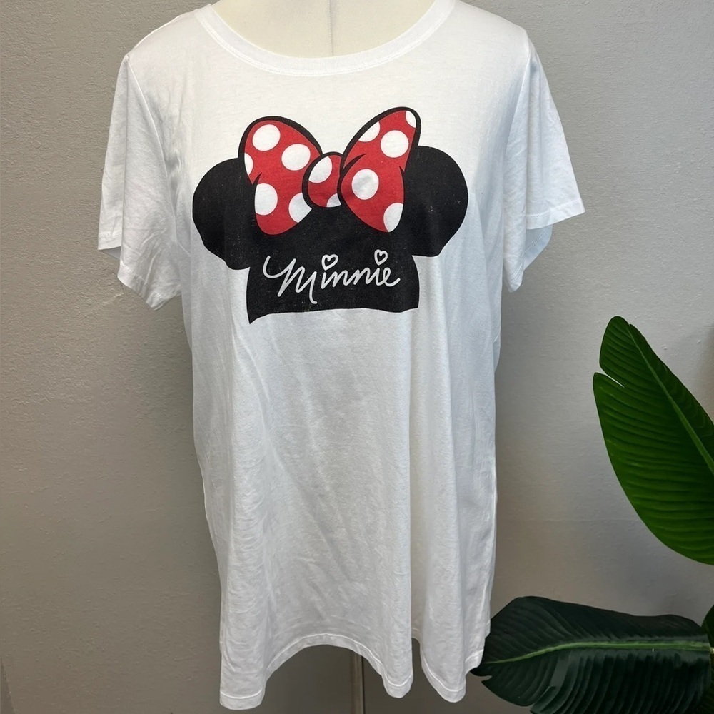 Torrid Disney Minnie Mouse Ears Slim Fit Tee - New - Size 3 (22/24)